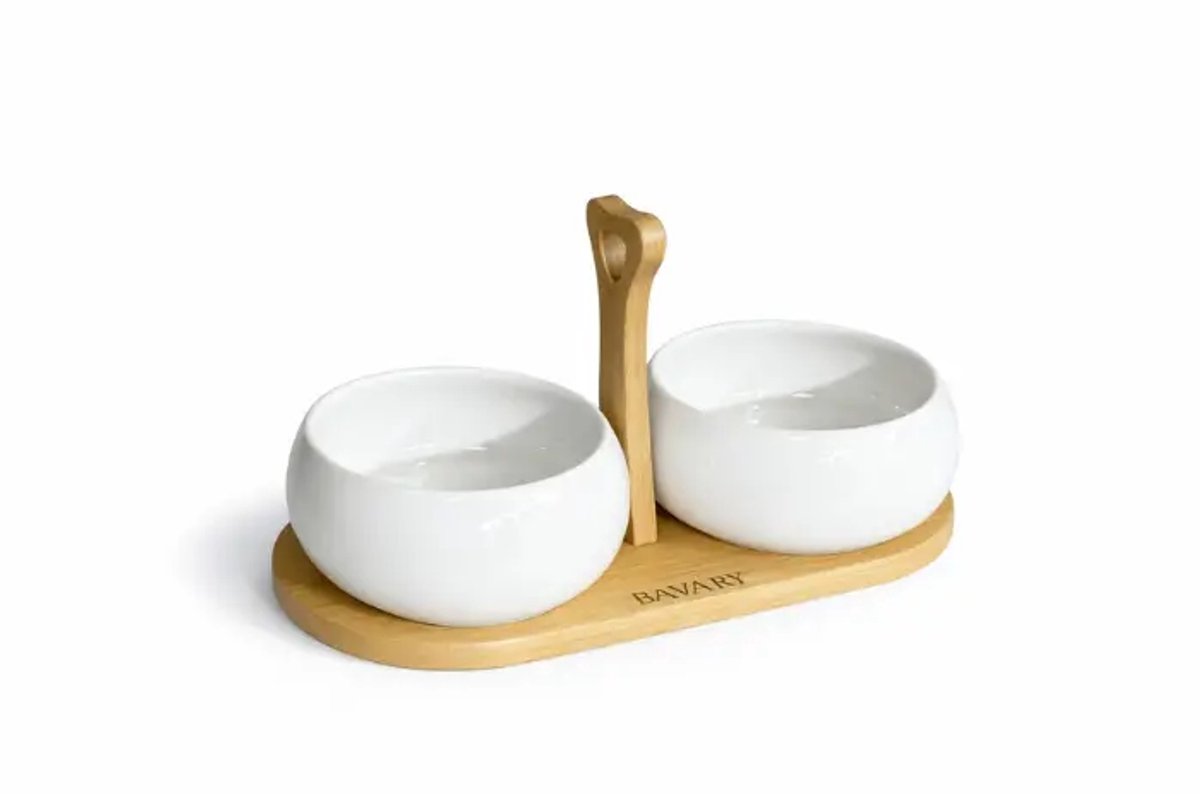 Chubby Snacks 2 delig met houten serveerplank