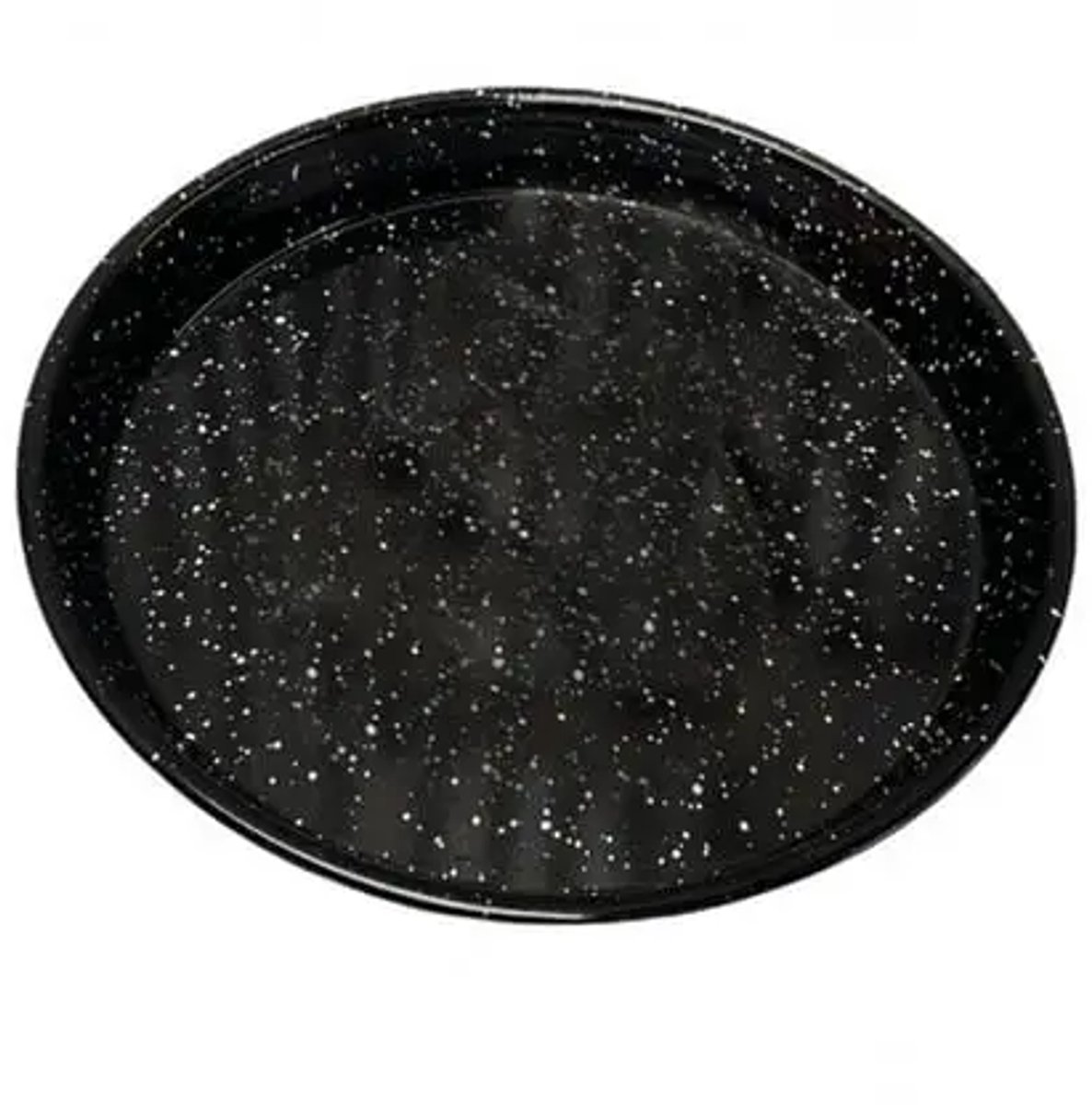 Emaille ovenschaal rond 40 cm – emaille laag – voorkomt plakken