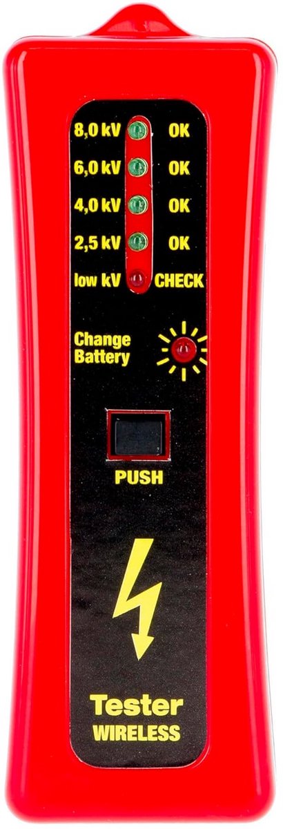 Elektrische Hek Tester Zonder Grondpen met LED Display: Meet 2500-8000 Volt