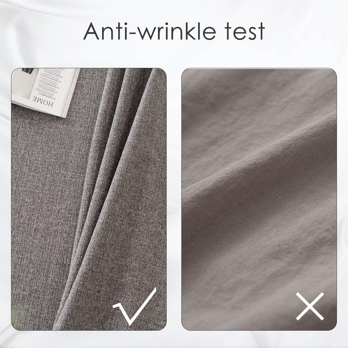 Waterdicht Rechthoekig Tafellaken met Linnenlook, Afwasbaar en Duurzaam