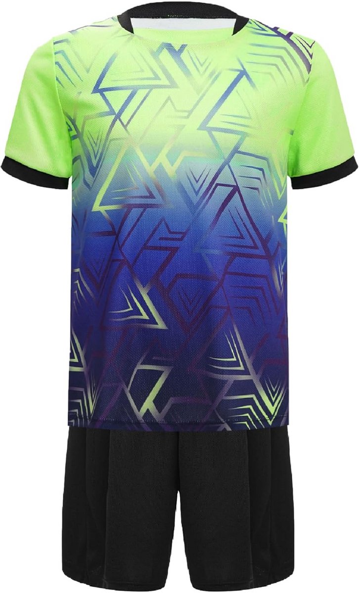 Sporttenue Jongen - Kort Sportshirt en Korte Broek voor Voetbal, Basketbal en Training