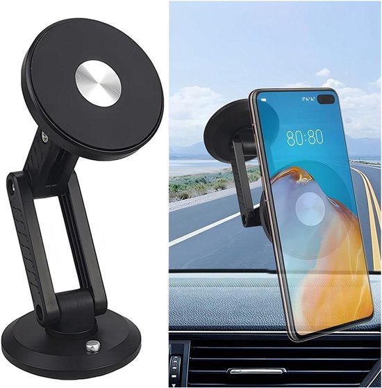 360 graden draaibare magnetische autohouder voor dashboard, opvouwbaar ...