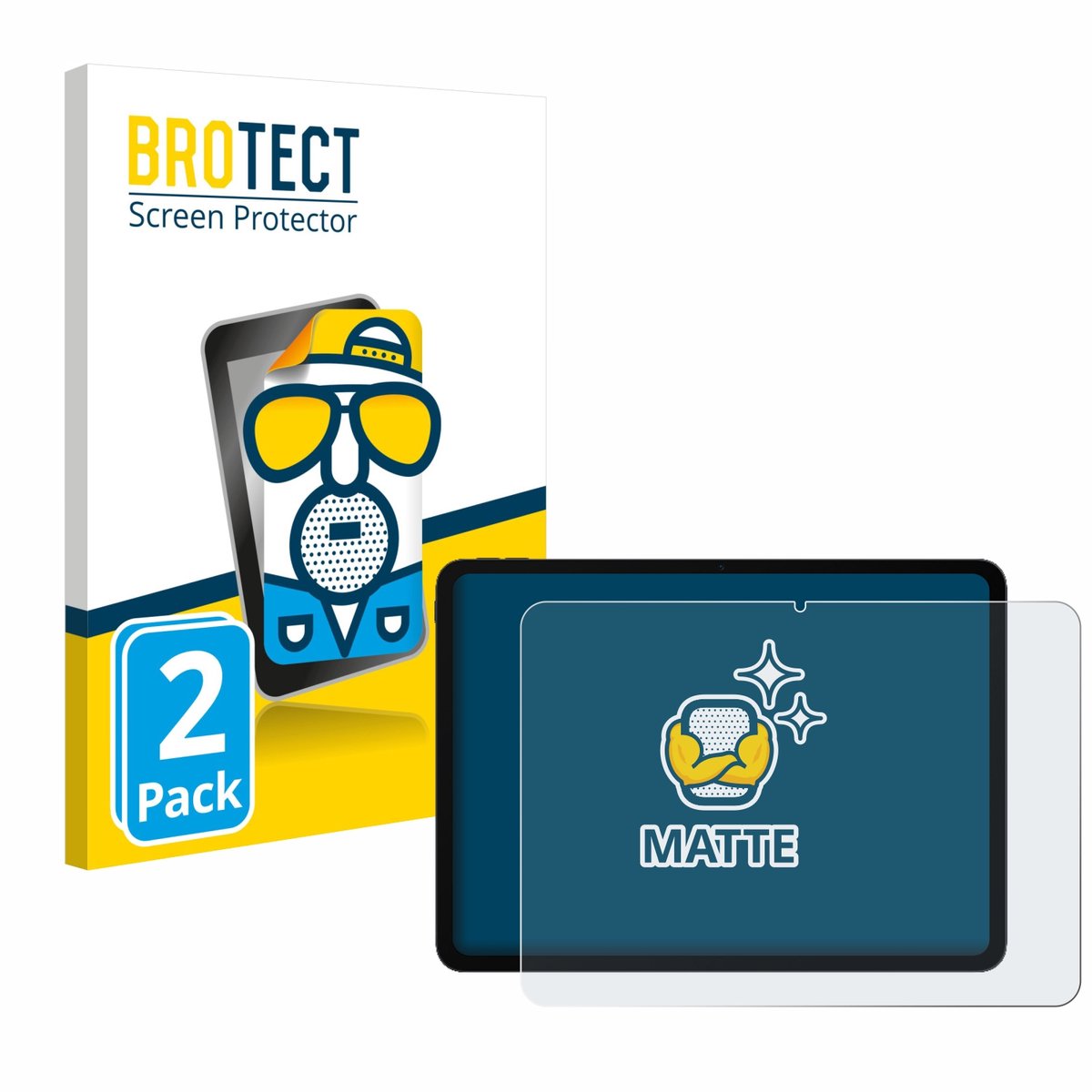BROTECT - Screenprotector voor OnePlus Pad Go 2 - Folie Beschermfolie matte 2 Stuks