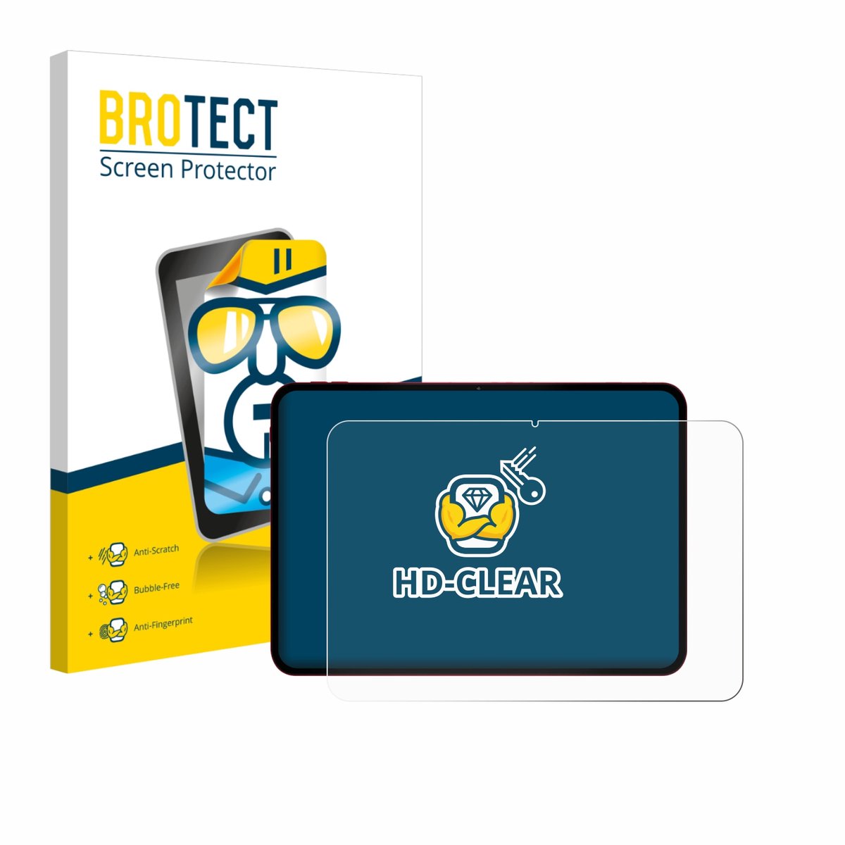 BROTECT - Screenprotector voor Teclast T65 Plus - Folie Beschermfolie transparant