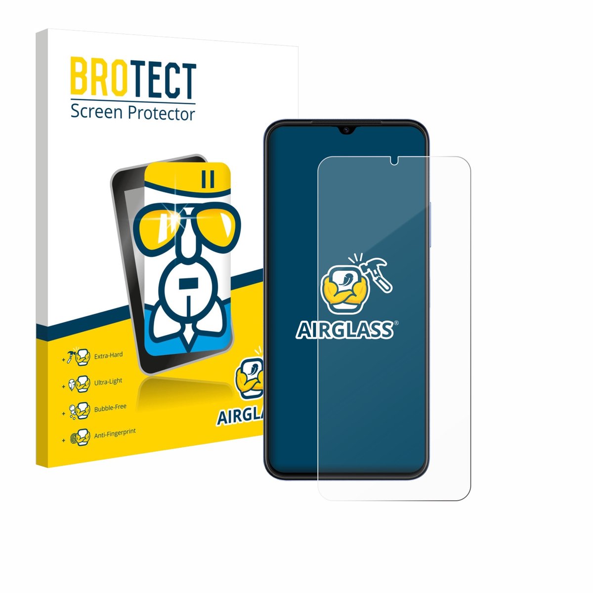 Screenprotector voor Huawei Nova Y61 Beschermglas transparant