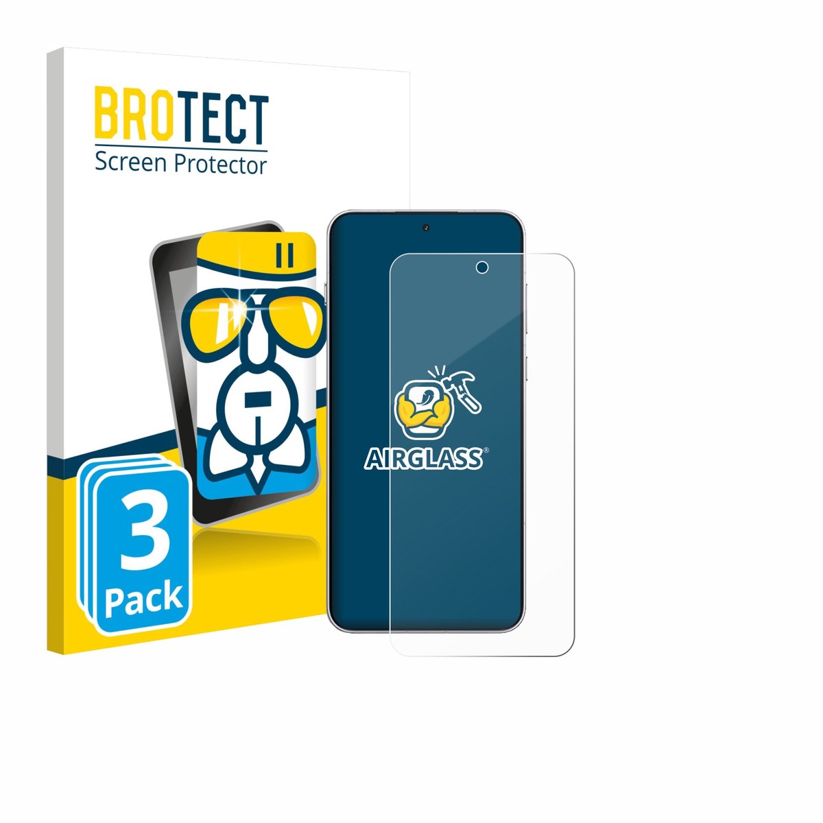 Screenprotector 3 Stuks voor OnePlus Ace 6T Beschermglas transparant