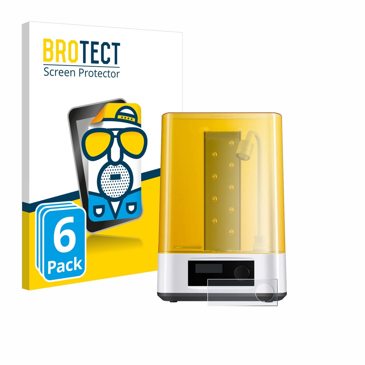 BROTECT - Screenprotector voor Anycubic Wash & Cure 3 - Folie Beschermfolie matte 6 Stuks