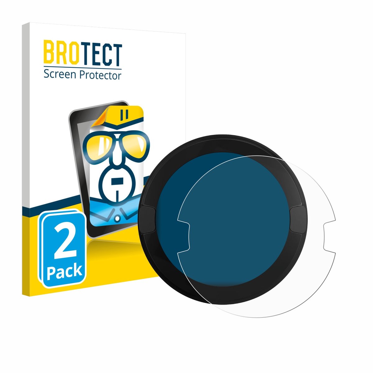 BROTECT - Screenprotector voor OOONO P-DISC NO2 - Folie Beschermfolie transparant 2 Stuks