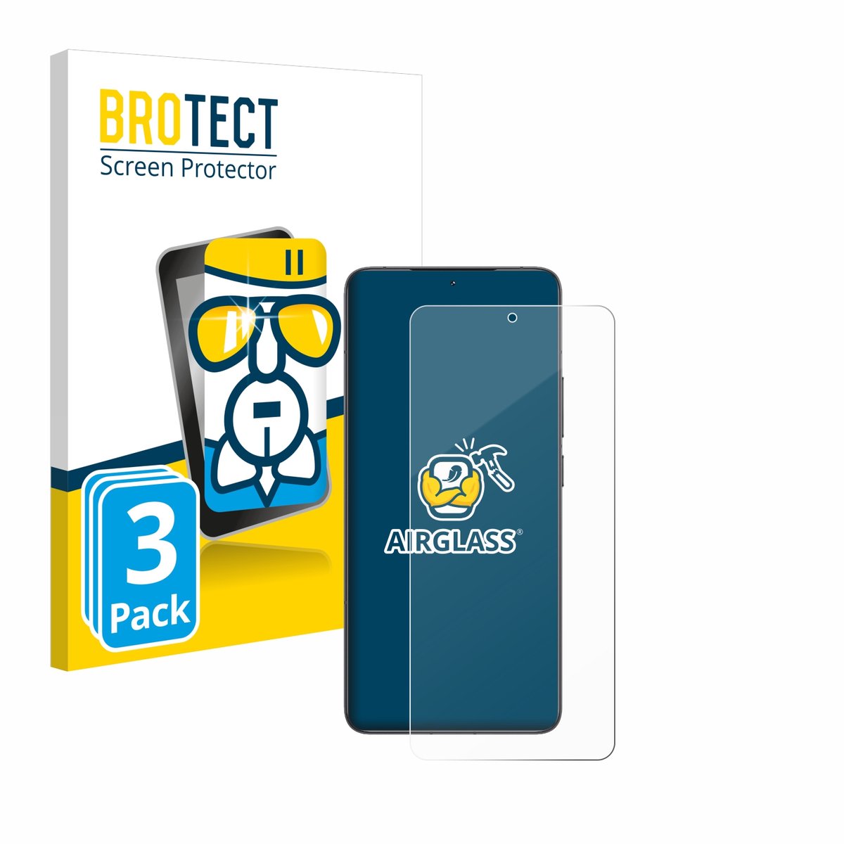 Screenprotector 3 Stuks voor Xiaomi Poco F6 Pro Beschermglas transparant