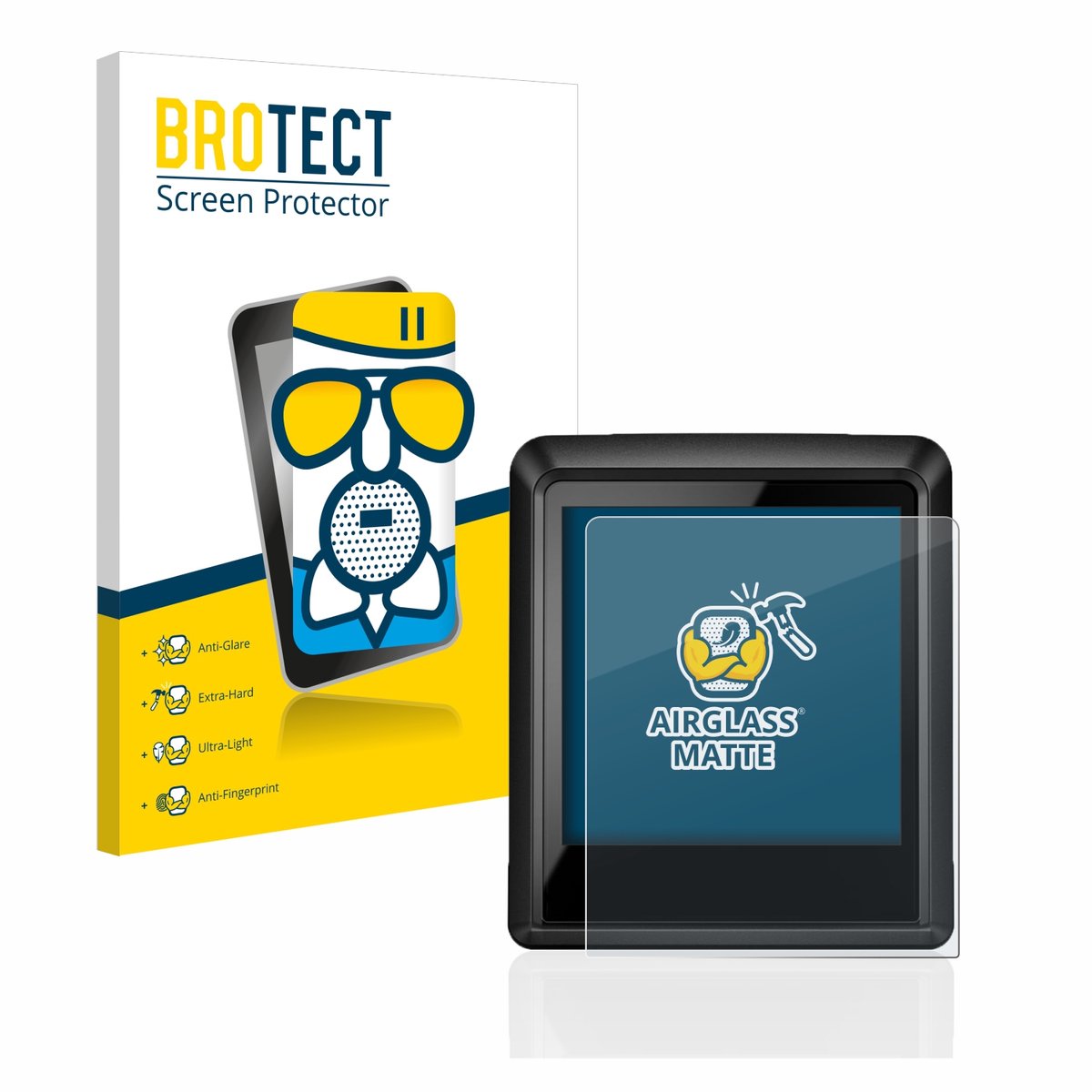 BROTECT - Screenprotector voor Bosch Intuvia 100 - Folie Beschermfolie Beschermglas matte