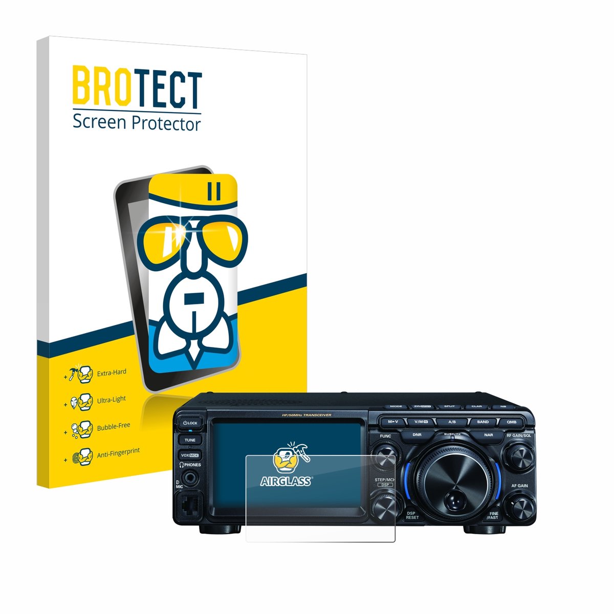 Screenprotector voor Yaesu FT-710 Beschermglas transparant
