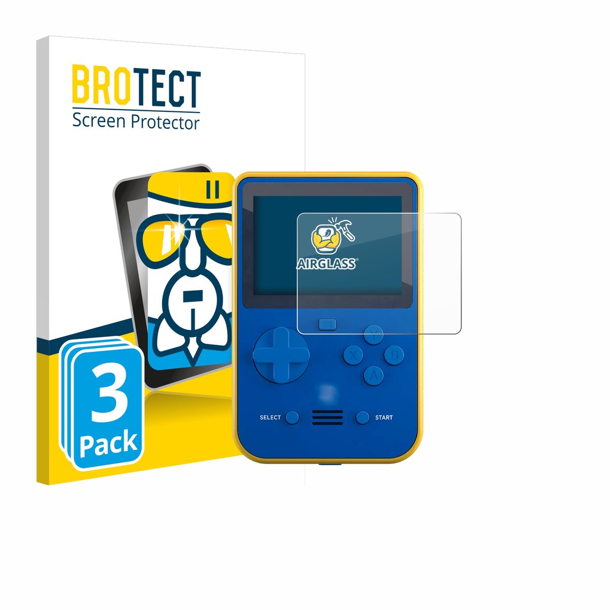Screenprotector 3 Stuks voor Blaze Super Pocket Beschermglas transparant