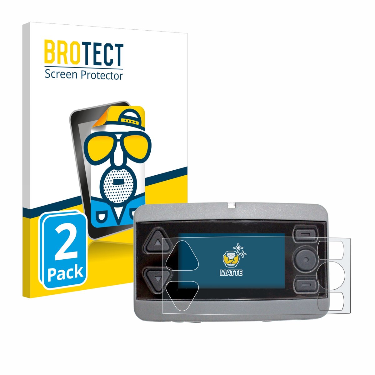 BROTECT - Screenprotector voor Airbus P8GR - Folie Beschermfolie matte 2 Stuks