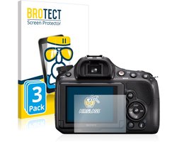 Screenprotector 3 Stuks voor Sony Alpha 58 (SLT-A58) Beschermglas transparant