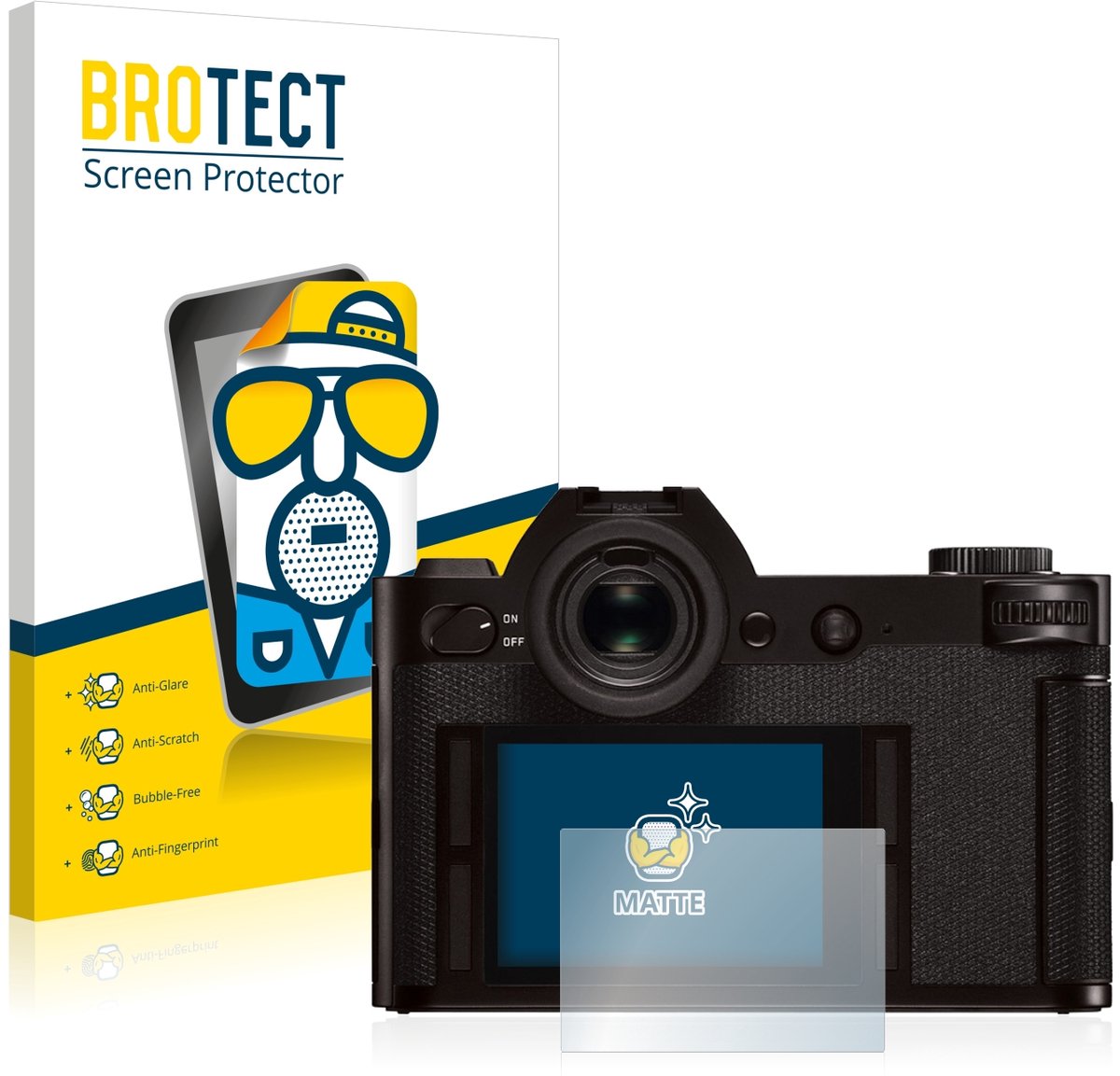 BROTECT - Screenprotector voor Leica SL (Typ 601) - Folie Beschermfolie matte 2 Stuks