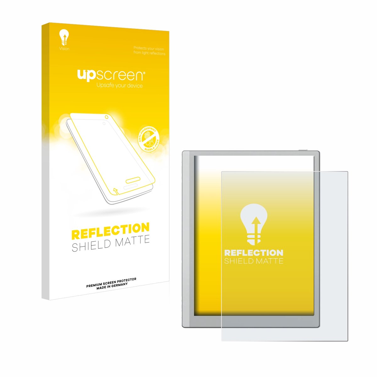 upscreen - Screenprotector voor Boox Go 10.3 / (Gen 2) - Folie Beschermfolie anti glare matte