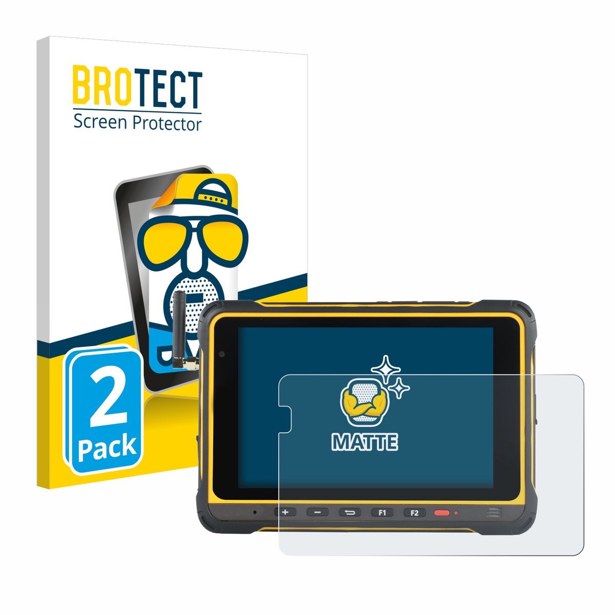 BROTECT - Screenprotector voor AIR3 7.3 - Folie Beschermfolie matte 2 Stuks