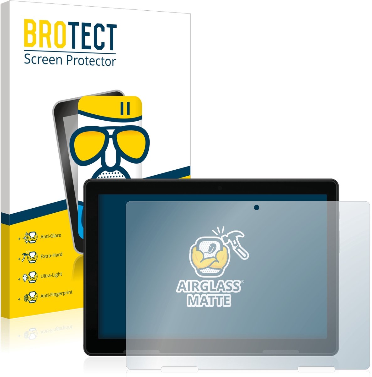 BROTECT - Screenprotector voor MEDION Lifetab E10814 - Folie Beschermfolie Beschermglas matte