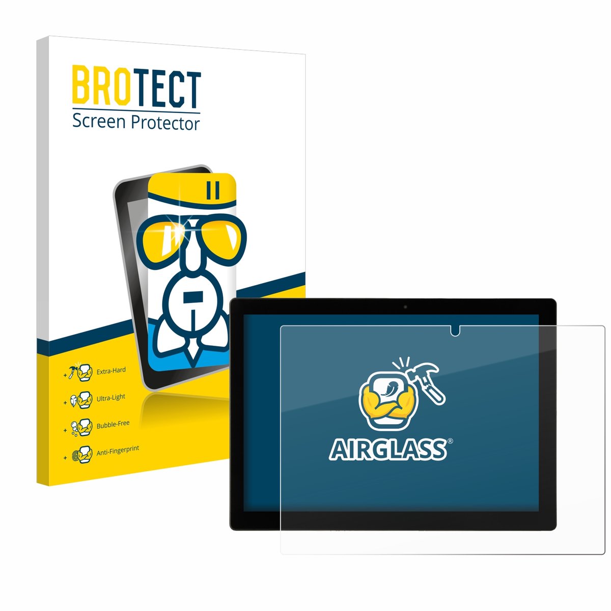 Screenprotector voor Hyrican Enwo Pad Beschermglas transparant