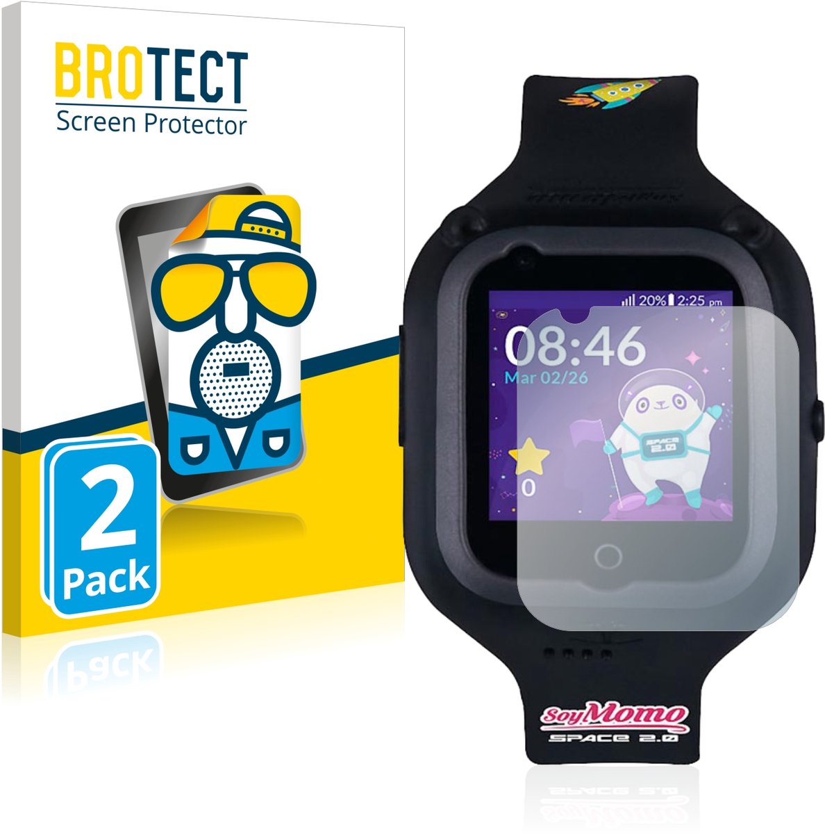BROTECT - Screenprotector voor SoyMomo Space 2.0 - Folie Beschermfolie matte 2 Stuks