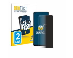 BROTECT - privacy screenprotector voor realme GT Master Edition - Folie Beschermfolie Blauwlichtfilter 2 Stuks