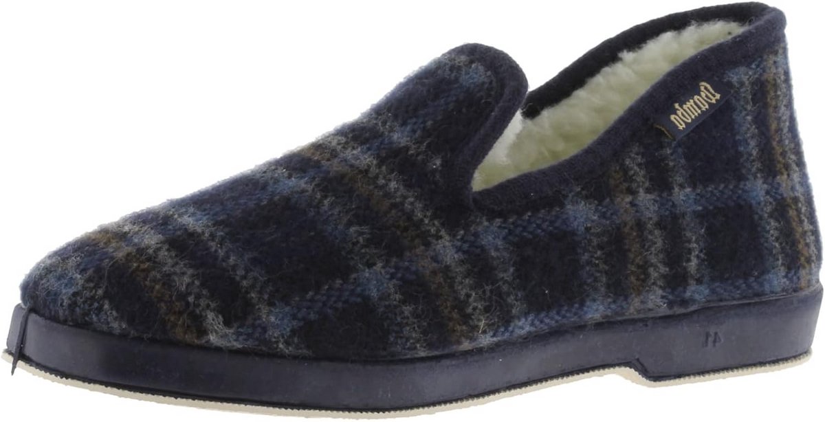 Comfortabele Heren Pantoffels met Lamsvel Voering en Antislipzool