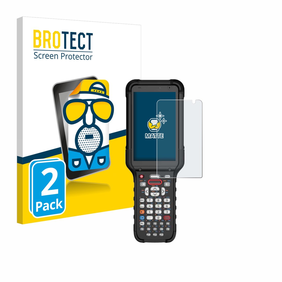 BROTECT - Screenprotector voor Honeywell CK67 - Folie Beschermfolie matte 2 Stuks