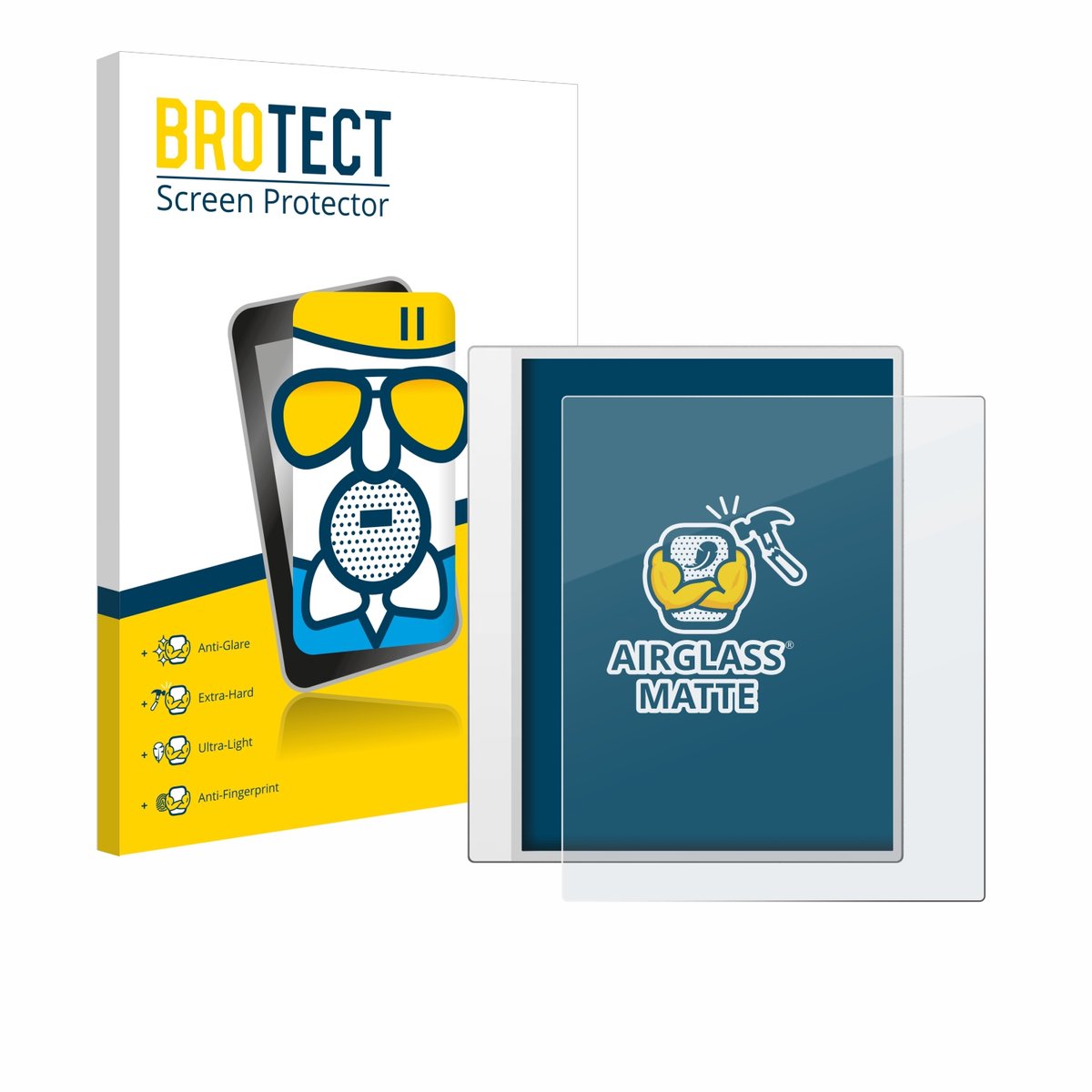 BROTECT - Screenprotector voor Boox Note Max - Folie Beschermfolie Beschermglas matte