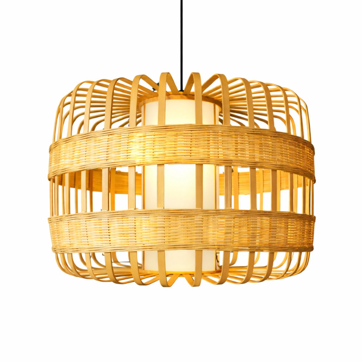 Fine Asianliving Bamboe Hanglamp Handgemaakt - Belinda D50xH40cm