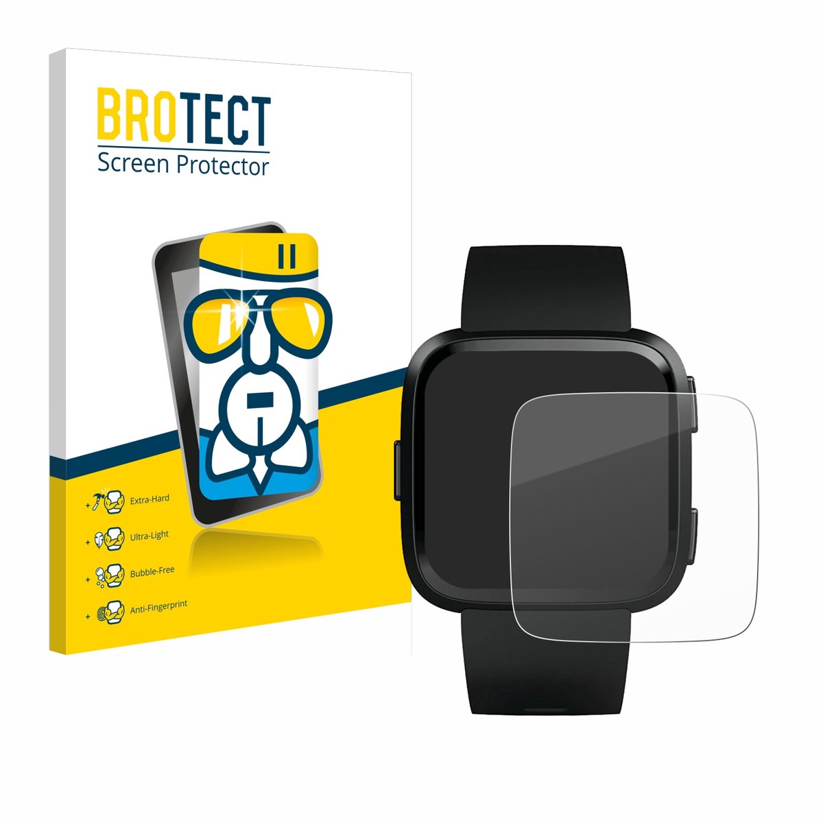 Screenprotector voor Fitbit Versa / Lite / Special Edition Beschermglas transparant