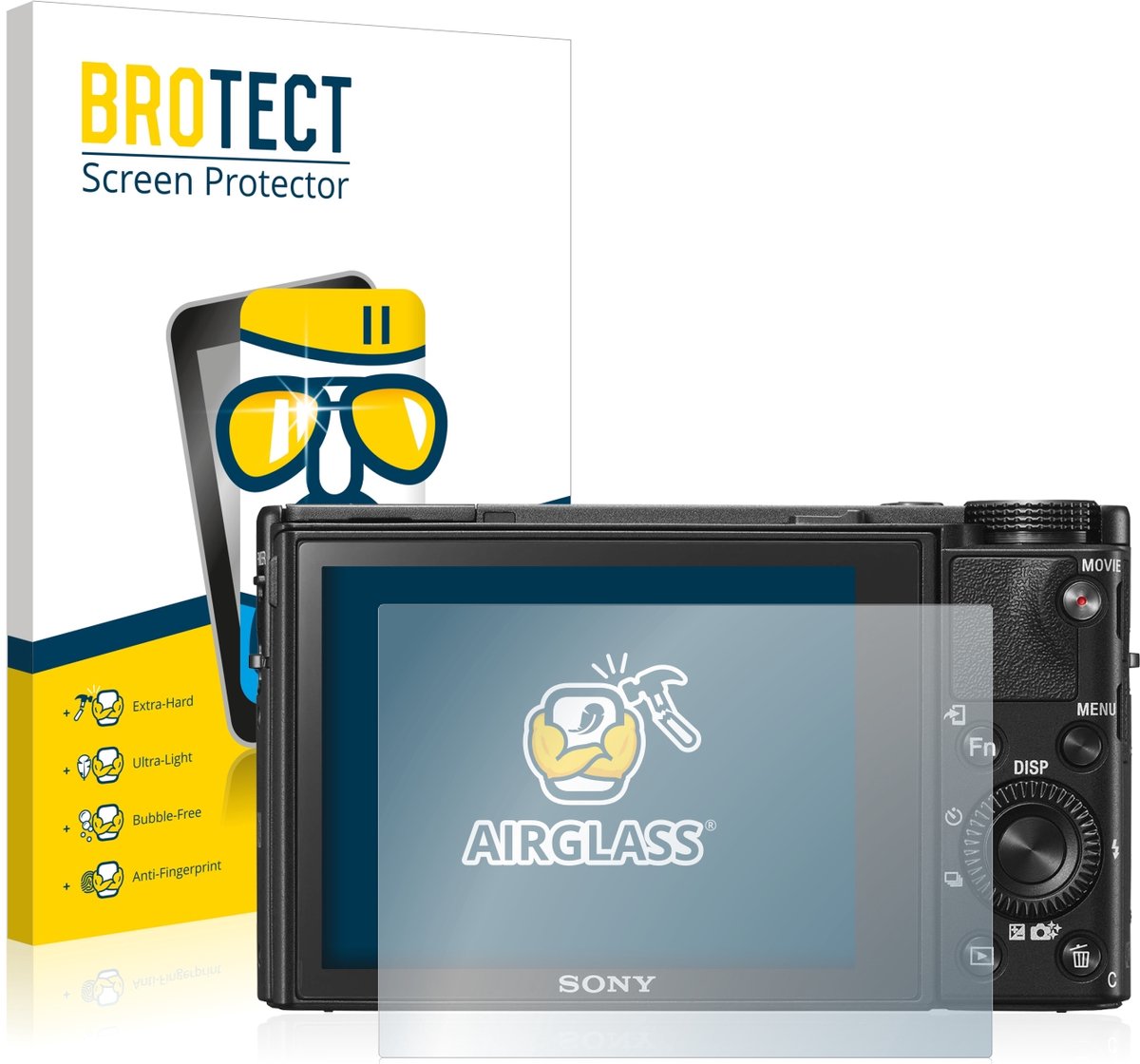 Screenprotector voor Sony Cyber-Shot DSC-RX100 VI Beschermglas transparant