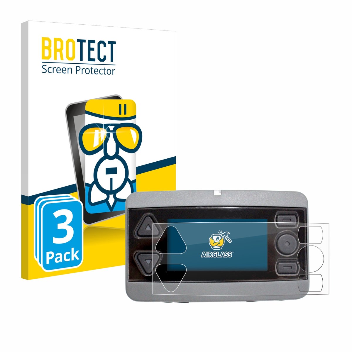Screenprotector 3 Stuks voor Airbus P8GR Beschermglas transparant