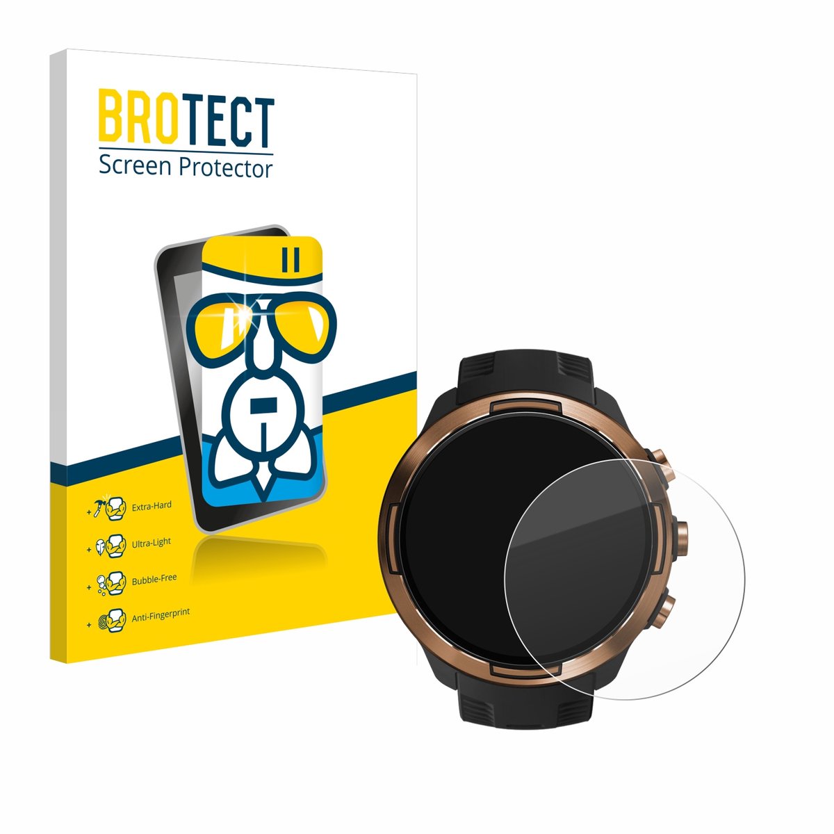 Screenprotector voor Suunto 9 Baro Beschermglas transparant