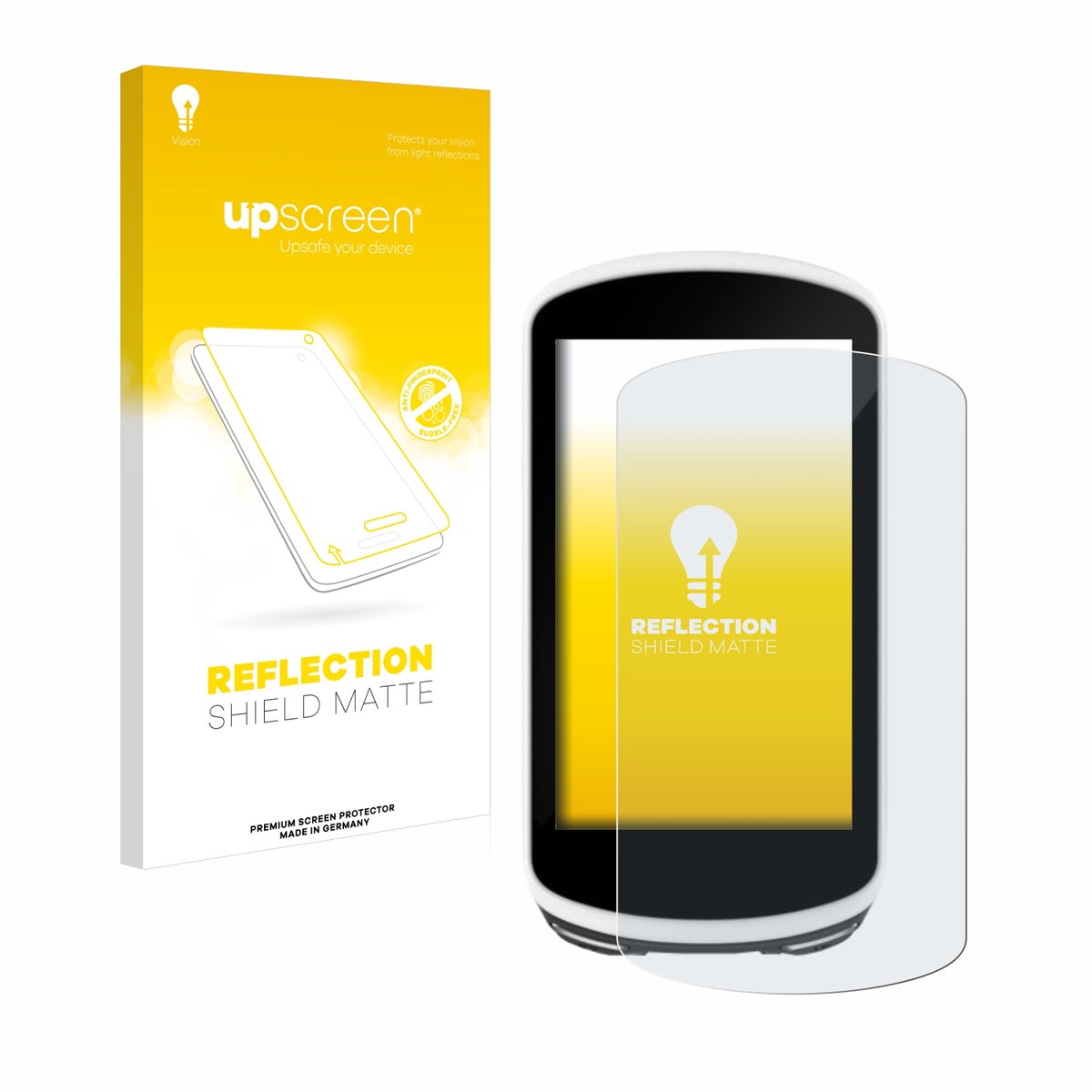 upscreen - Screenprotector voor Garmin Edge 1030 - Folie Beschermfolie anti glare matte