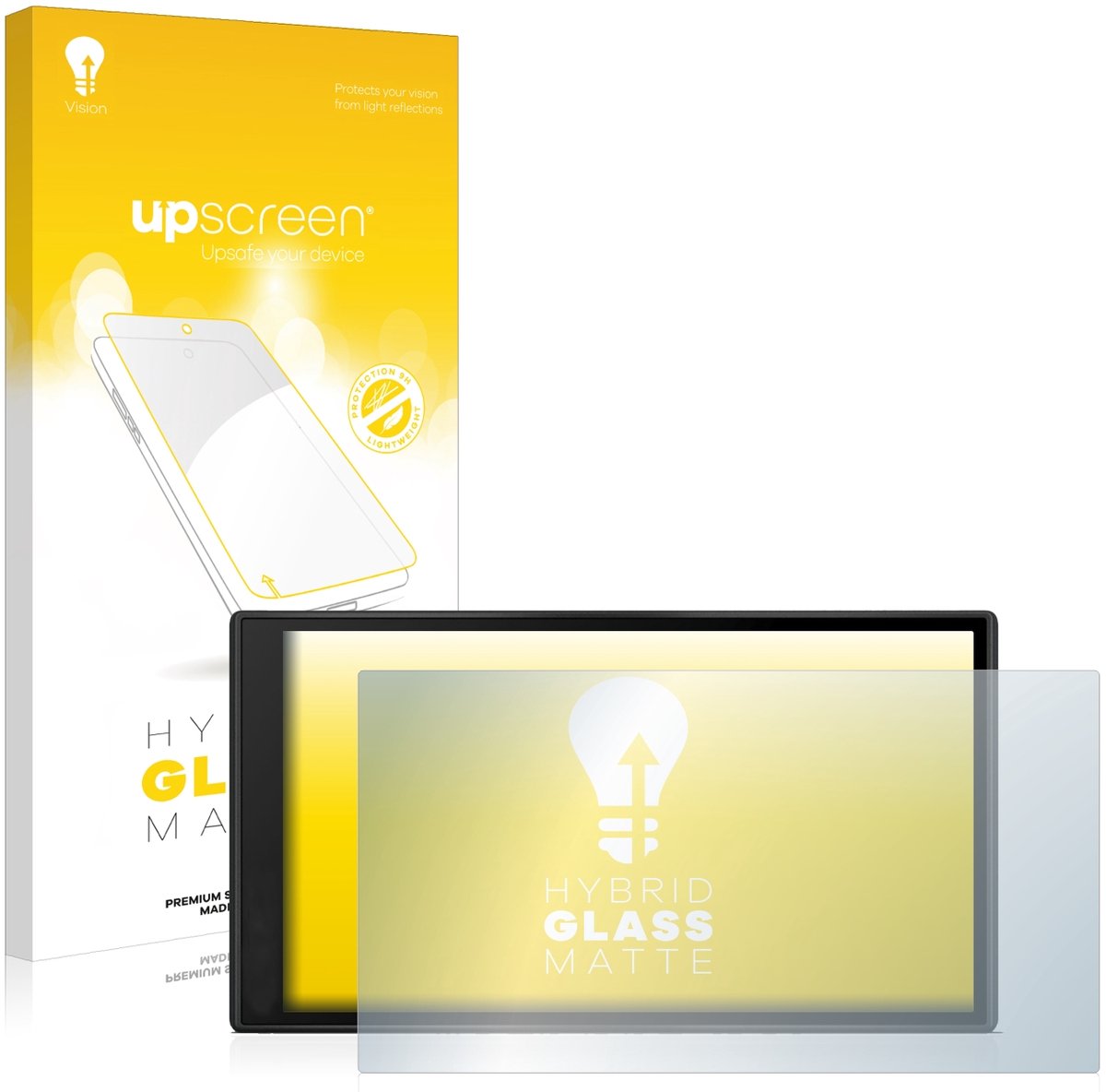 upscreen - Screenprotector voor Garmin DriveSmart 66 - Folie Beschermfolie Beschermglas matte