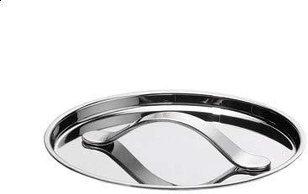 Tand deksel 16 cm RVS