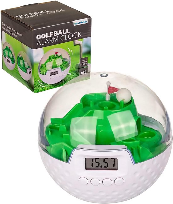 Wekker 'Golfbal' - Digitale wekker met origineel ontwerp en speelfunctie — afbeelding 2