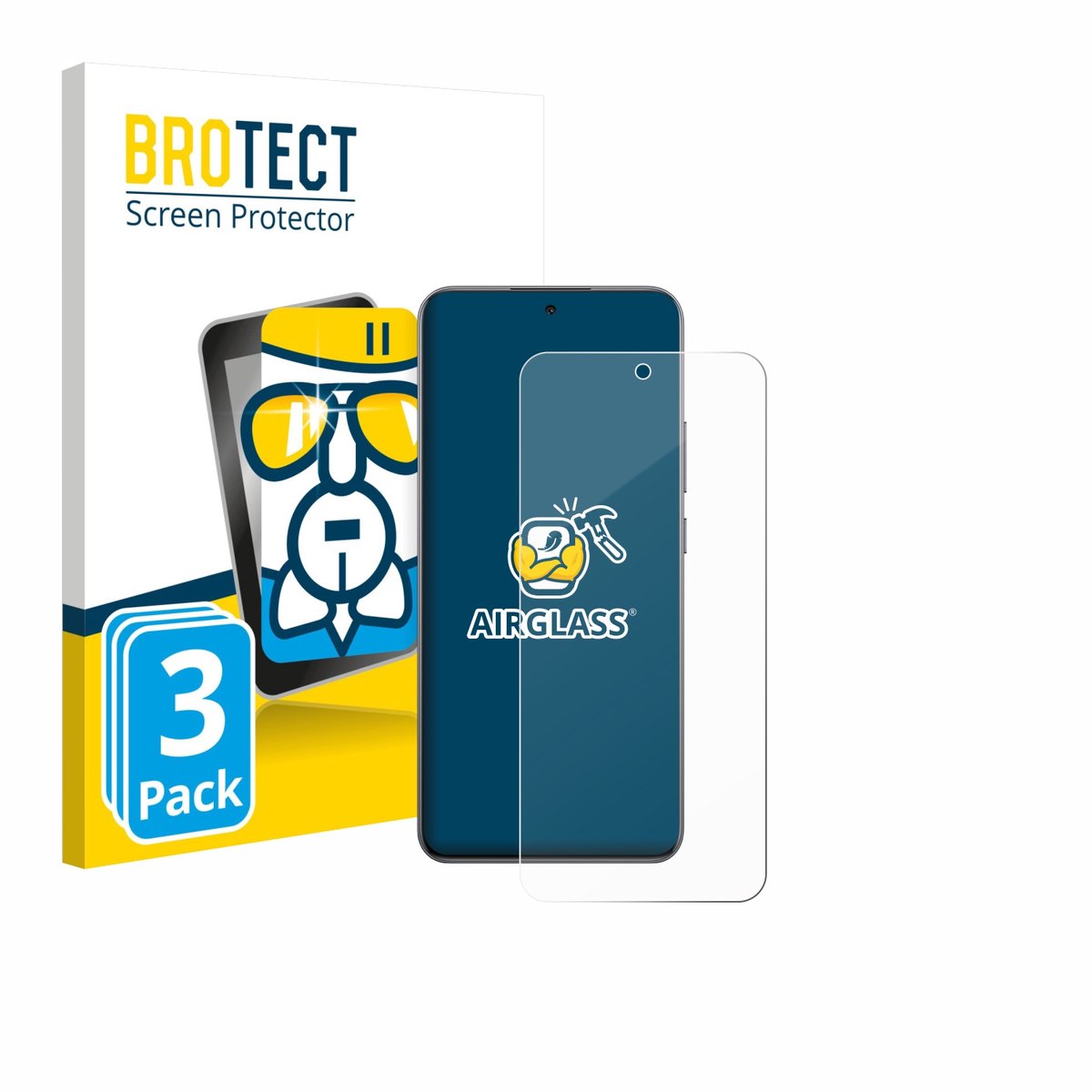 Screenprotector 3 Stuks voor Oppo F29 Beschermglas transparant