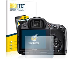 BROTECT - Screenprotector voor Sony Alpha 57 (SLT-A57) - Folie Beschermfolie transparant 2 Stuks