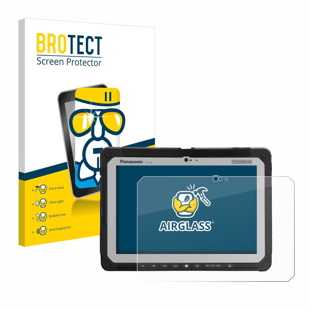 Screenprotector voor Panasonic Toughbook CF-20 MK1 Beschermglas transparant