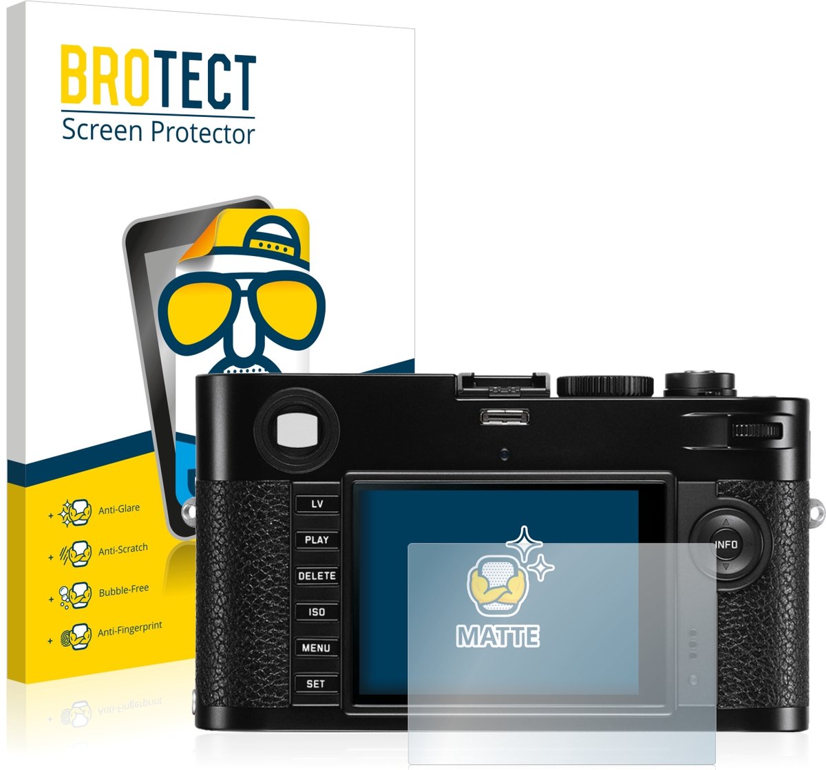 BROTECT - Screenprotector voor Leica M (Typ 240) - Folie Beschermfolie matte 2 Stuks