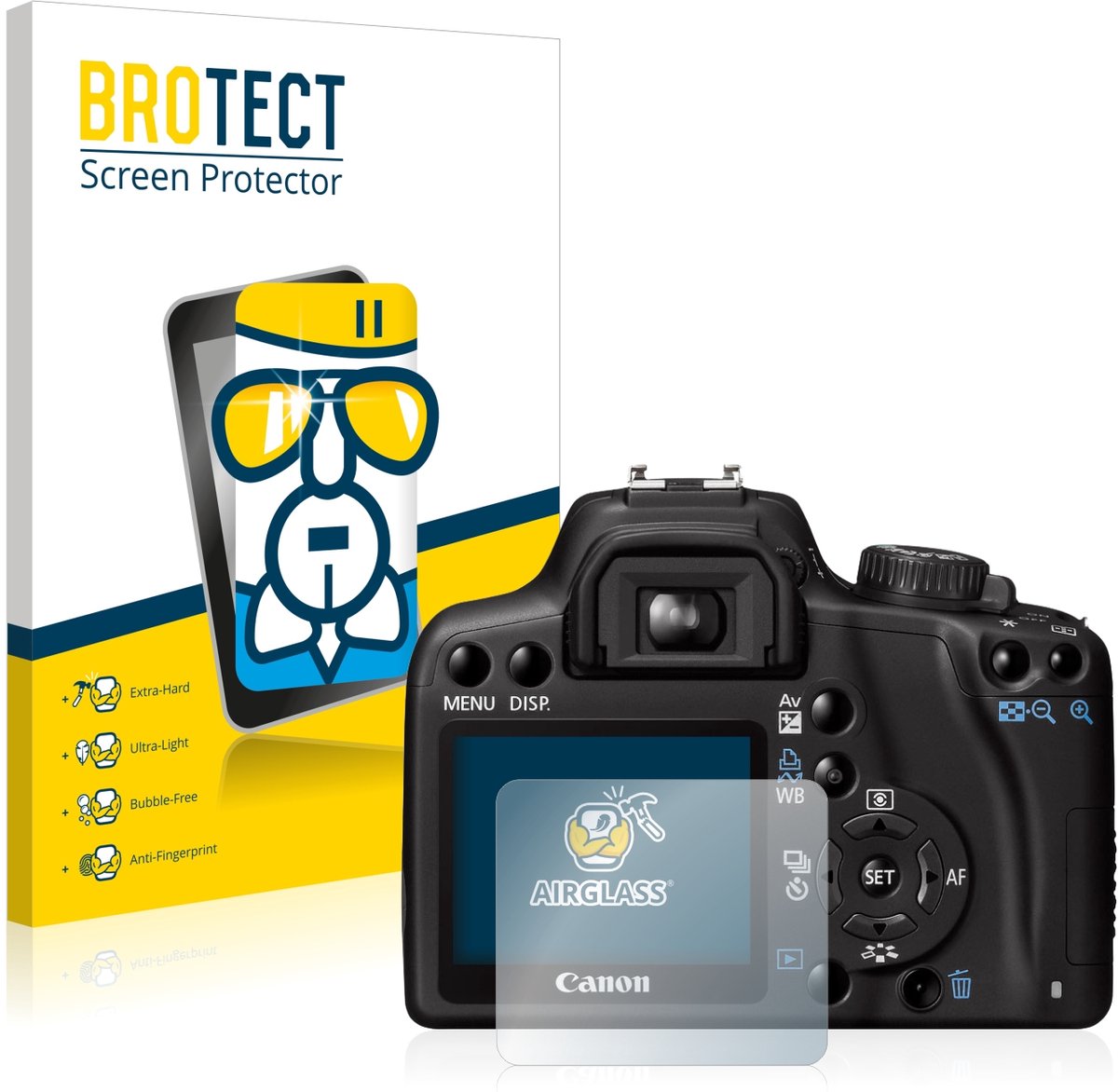Screenprotector voor Canon EOS 1000D Beschermglas transparant