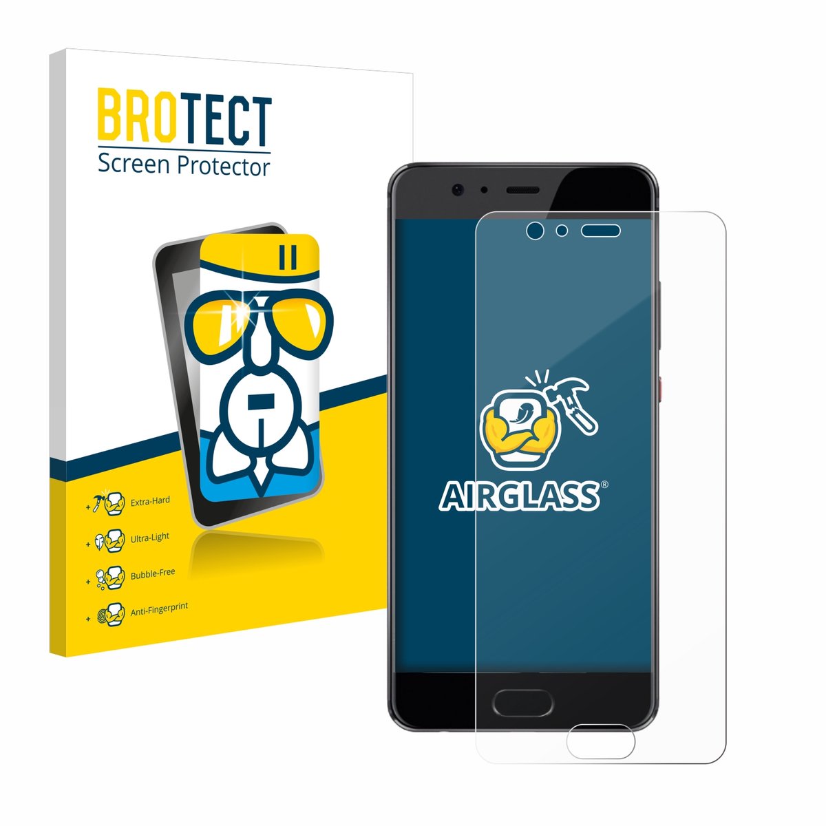 Screenprotector voor Huawei P10 Plus Beschermglas transparant