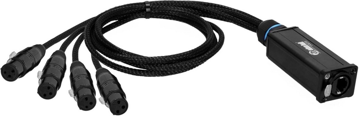 Audio en DMX Adapter Kabel XLR Vrouwelijk naar Cat.6a Netwerkaansluiting