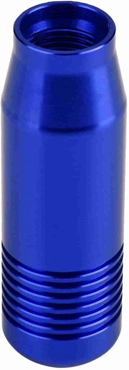 Universele Aluminium Legering Versnellingspookknop Handmatige Schakelknop Blauw 8,5 cm