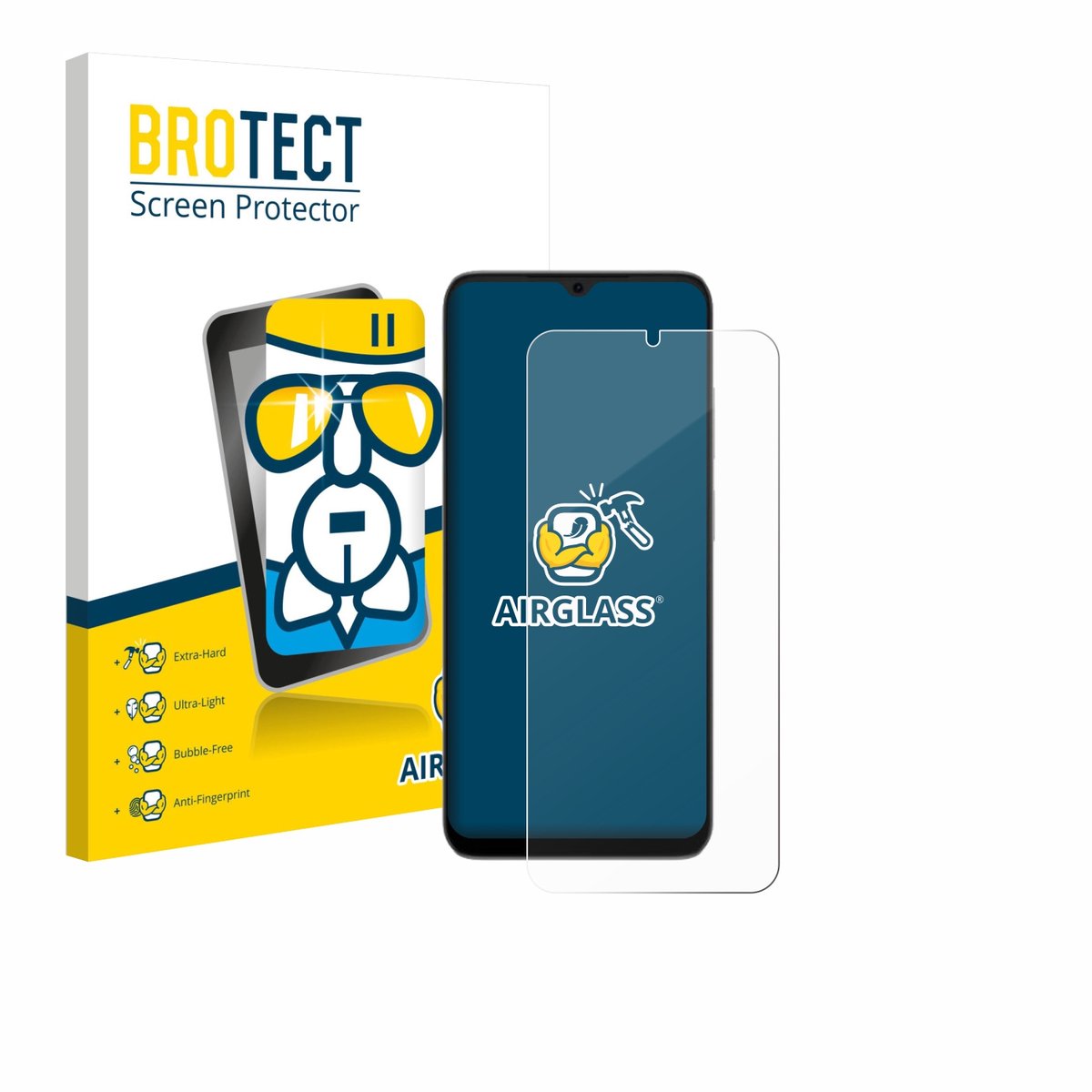 Screenprotector voor Doogee Note 56X Beschermglas transparant