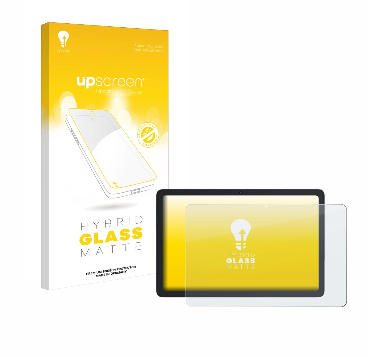 upscreen - Screenprotector voor Cubot Tab 65 10.1" - Folie Beschermfolie Beschermglas matte