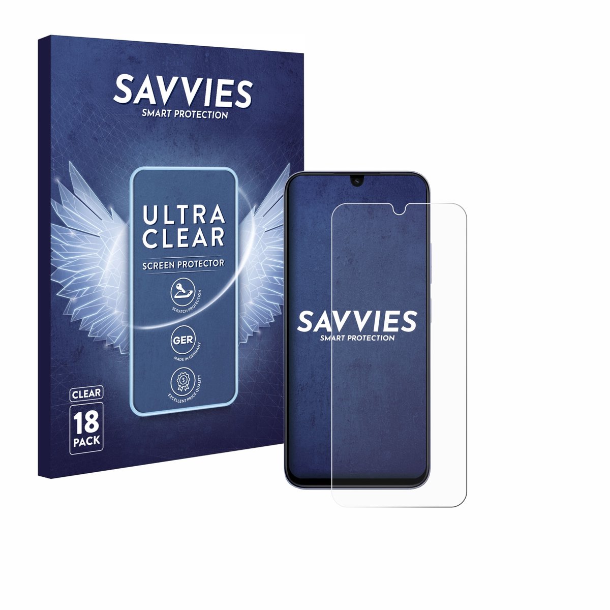 Savvies - Screenprotector voor Xiaomi Poco C85 - Folie Beschermfolie transparant (18 Stuks)