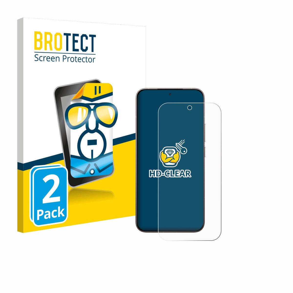 BROTECT - Screenprotector voor Xiaomi 17 - Folie Beschermfolie transparant 2 Stuks