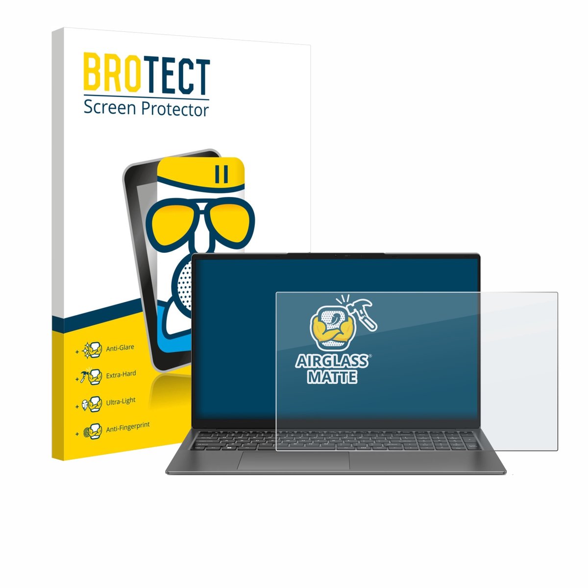 BROTECT - Screenprotector voor Teclast F17 Plus - Folie Beschermfolie Beschermglas matte